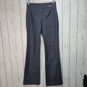Vintage Andre Luciano Women's Blue Bootcut Side Zip Pants Size S/M Rhinestone.